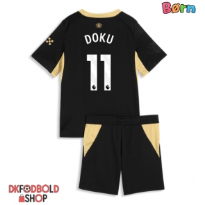 Manchester City Jeremy Doku #11 Udebanesæt Børn 2026-27 Kort ærmer (+ korte bukser)